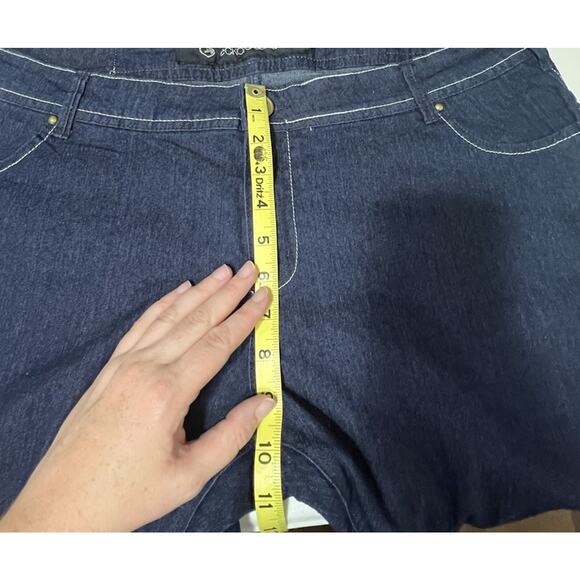 Eckoredenim Ecko Women’s Purple & Green Graffiti Gold Studded Jeans Y2K Size 16 - Picture 10 of 11